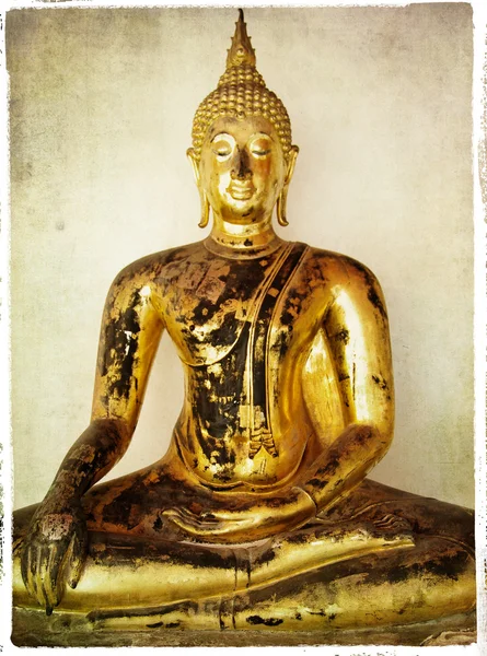 Gyllene buddha — Stockfoto