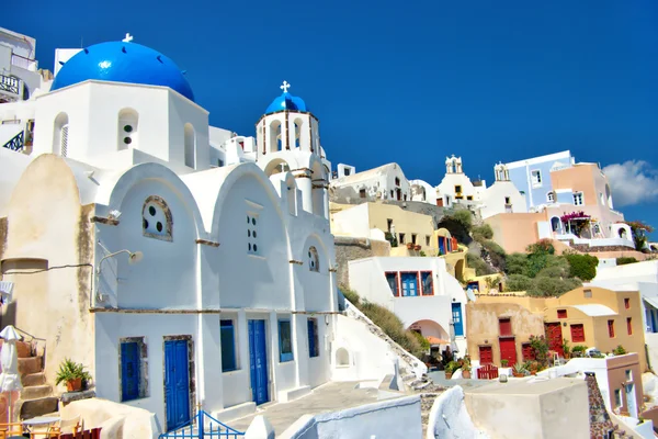 Hermosa vista de santorini — Foto de Stock