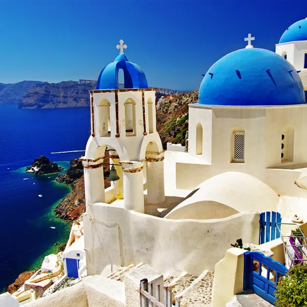 Farben der griechischen Serie - Santorini — Stockfoto