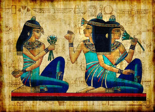 고 대 이집트 양피지 — 스톡 사진
