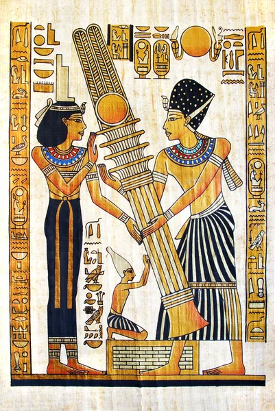 Beautiful egyptian papyrus — Stock Photo, Image