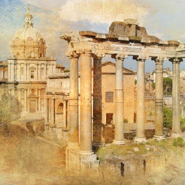 büyük Antik Roma - retro tarzı dizi resimleri