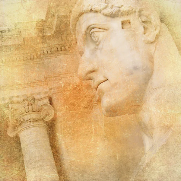 Great antique Rome - artwork in retro style series — Stock Photo, Image