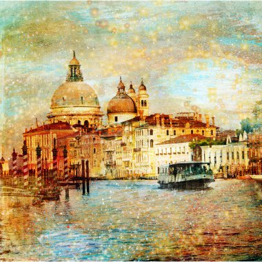 Mystery of Venice - artwork in painting style