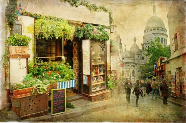 Paris sokaklarında - montmartre