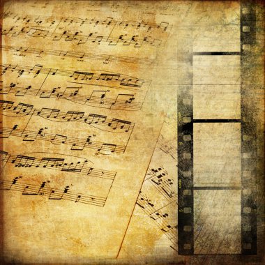 Vintage müzik sayfaları
