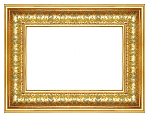 Gilded antique frame with egyptian ornaments — Stock Photo, Image