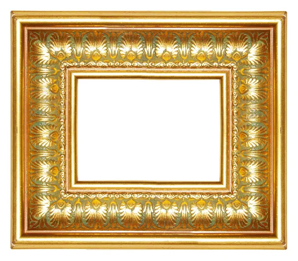 Gilded antique frame with egyptian ornaments — Stock Photo, Image