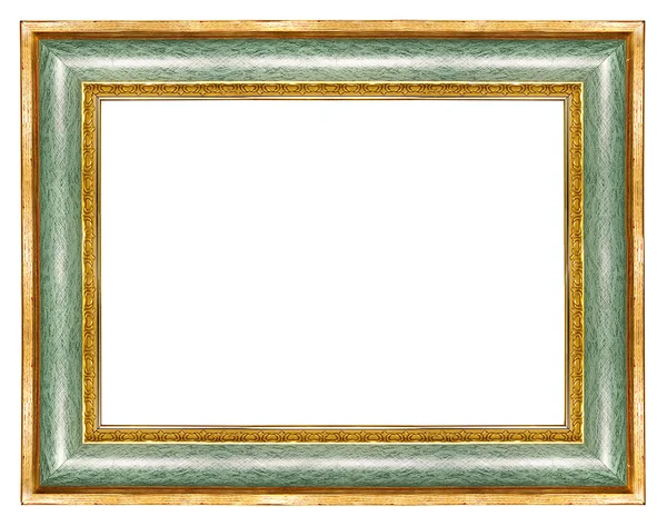 Quadro dourado verde — Fotografia de Stock