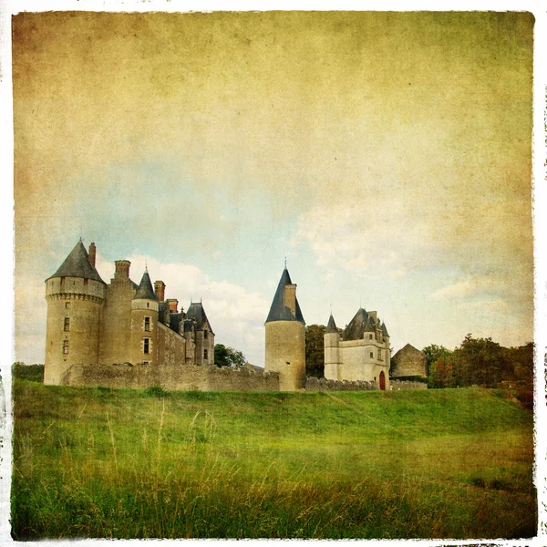 Château français - image artistique rétro — Photo