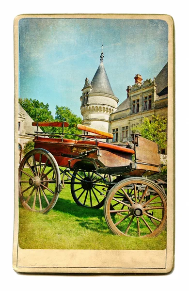 European landmarks vintage cards series — Stock Photo, Image