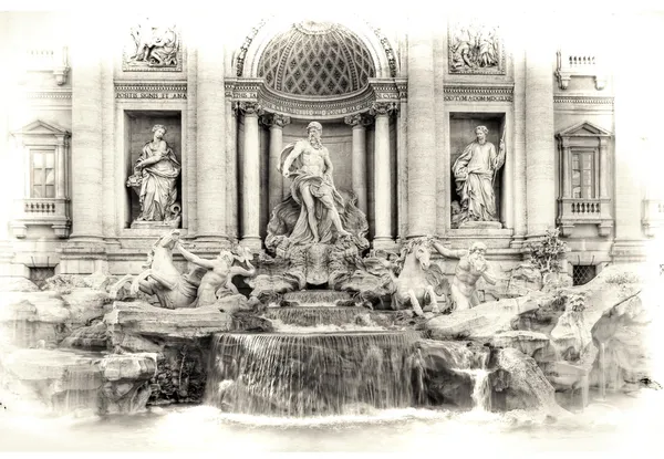 Fountain Trevi — Stock Photo, Image