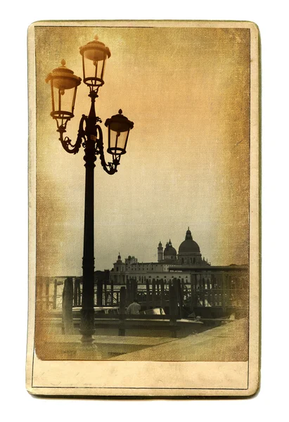 Lugares de interés europeos- tarjetas vintage - Venecia —  Fotos de Stock