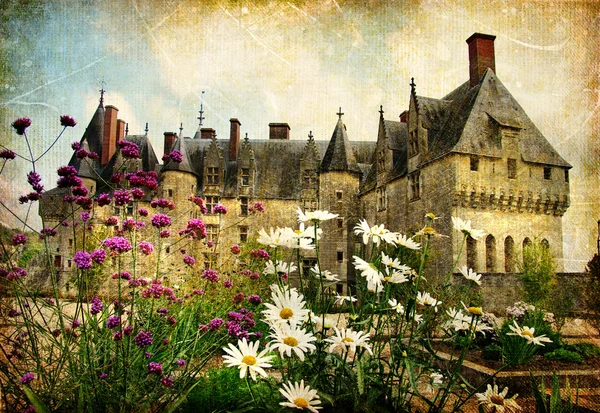 Castles of France - artistic picture — Stock Photo, Image