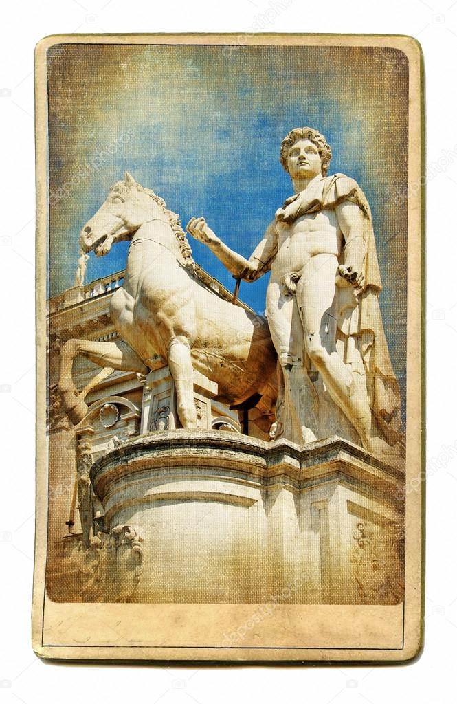 European landmarks series - vintage card- Rome