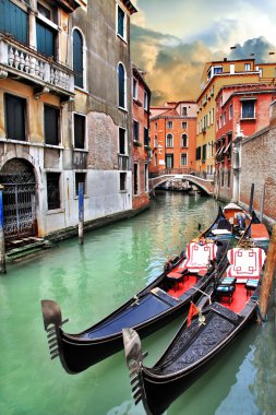 Beautiful romantic Venetian scenery