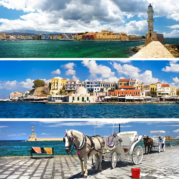 Viajar a Grecia - collage turístico —  Fotos de Stock