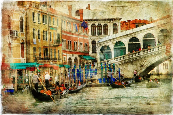Venecia, Puente de Rialto — Foto de Stock