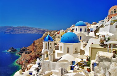 Iconic Greece - Santorini clipart