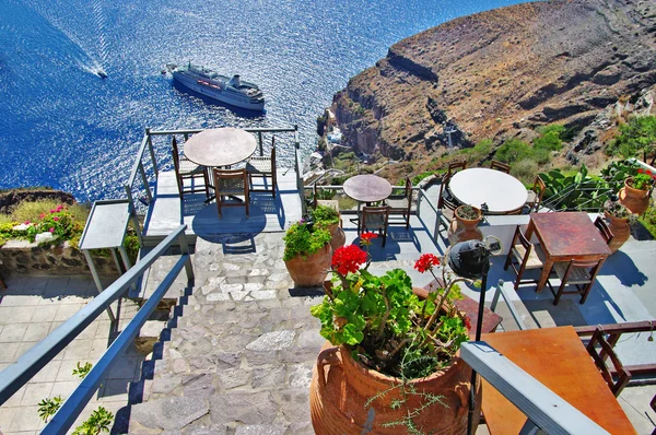 Greek holidays - Santorini — Stock Photo, Image