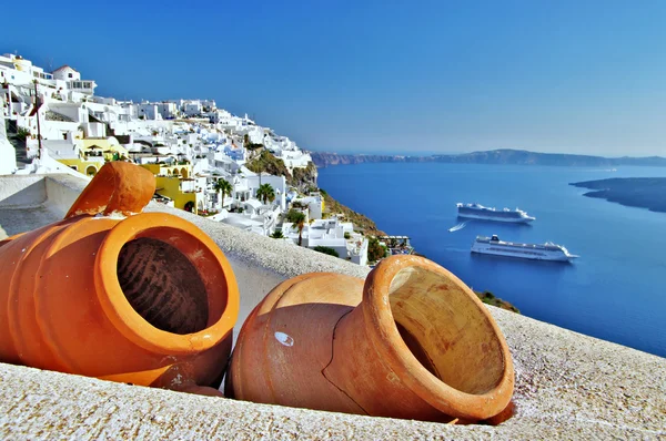 Greek holidays - Santorini — Stock Photo, Image