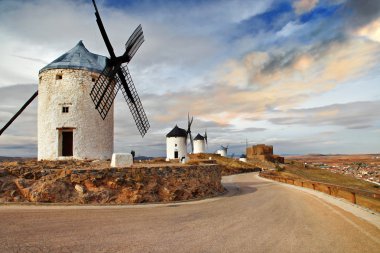 Windmills of Spain clipart