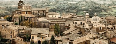orvieto, umbria, İtalya Ortaçağ hill kasabasında üzerinde göster