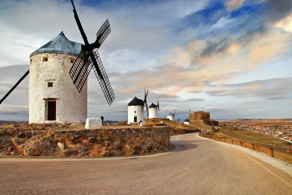 Spaniens Windmühlen — Stockfoto