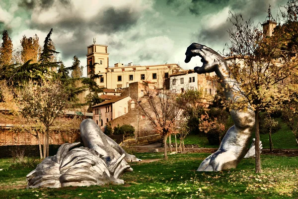 Oude steden van Italië. Viterbo — Stockfoto