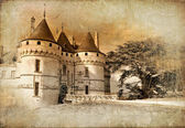 Картина, постер, плакат, фотообои "castles of france- chaumont - artistic toned vintage picture", артикул 18315855