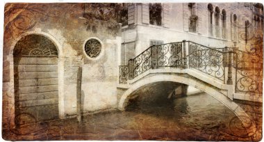 European landmarks series - vintage card- Venice