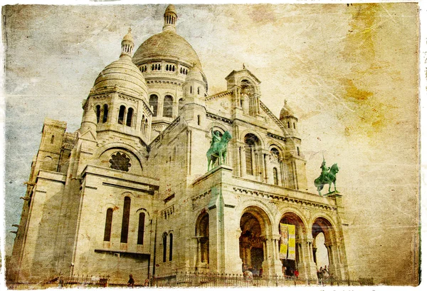 Sacre coeur - serie artistica parigina — Foto Stock