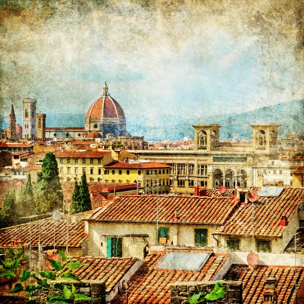 Florence - retro style picture — Stock Photo, Image