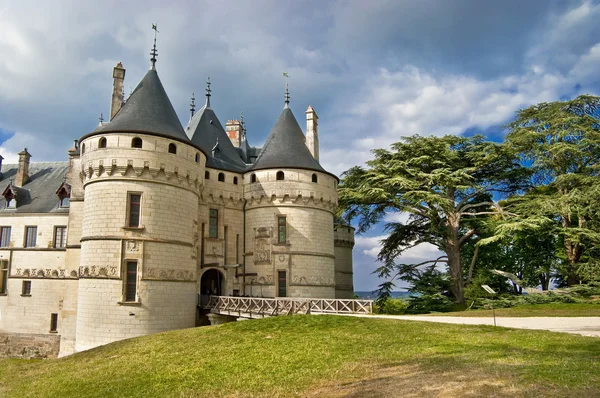Tündér Franciaország vár - Chaumont-sur-Loire — Stock Fotó