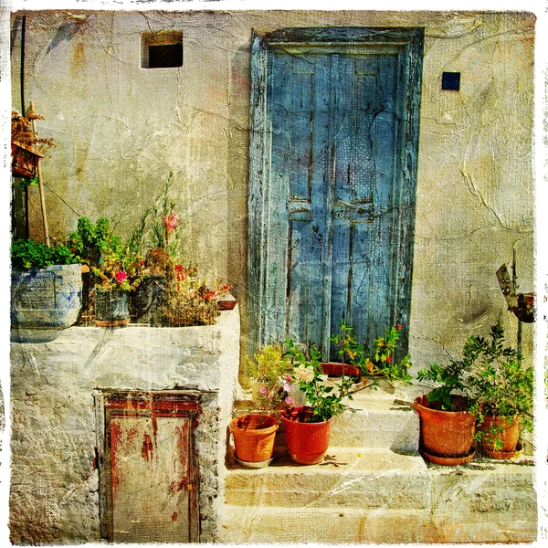 Pictorial Greek villages — Stock Photo, Image