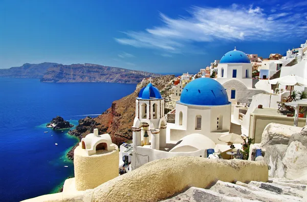 Wit-blauw santorini — Stockfoto