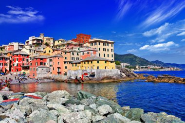 renkli İtalya - genova, liguria