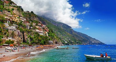pitoresk positano kıyıları. Bella Italia serisi