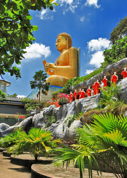 Temple in Dambulla Sri lanka