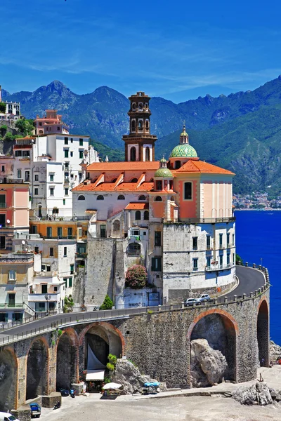 Fantastiska Amalfikusten - atrani. Italien — Stockfoto