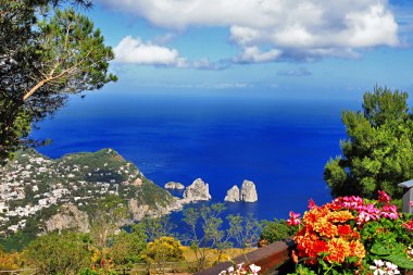 Capri Adası. İtalya