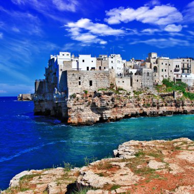 Polignano al mare, puglia, İtalya