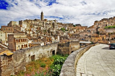 Matera - eski mağara city.