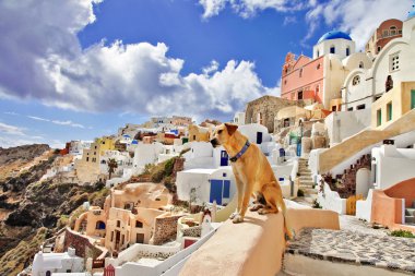 Oia Köyü, santorini
