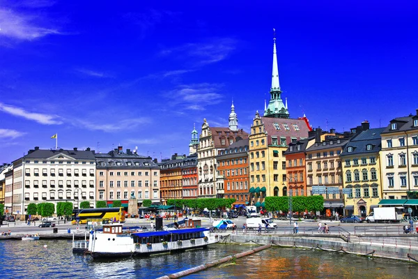 Sztokholmie. miastami — Zdjęcie stockowe