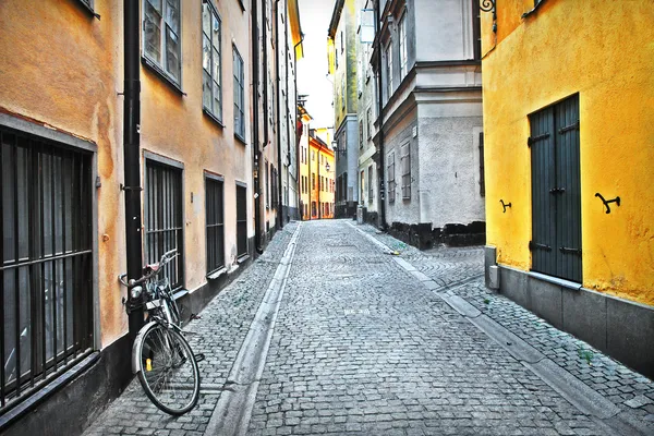 Ruas da cidade velha. Stocholm — Fotografia de Stock