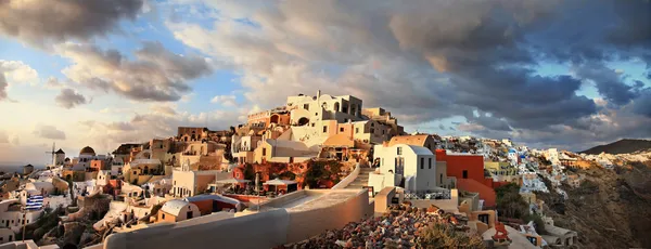 Coucher de soleil sur Santorin — Photo