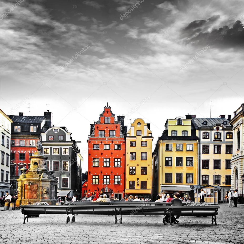 Stockholm, heart of old town,Sweeden