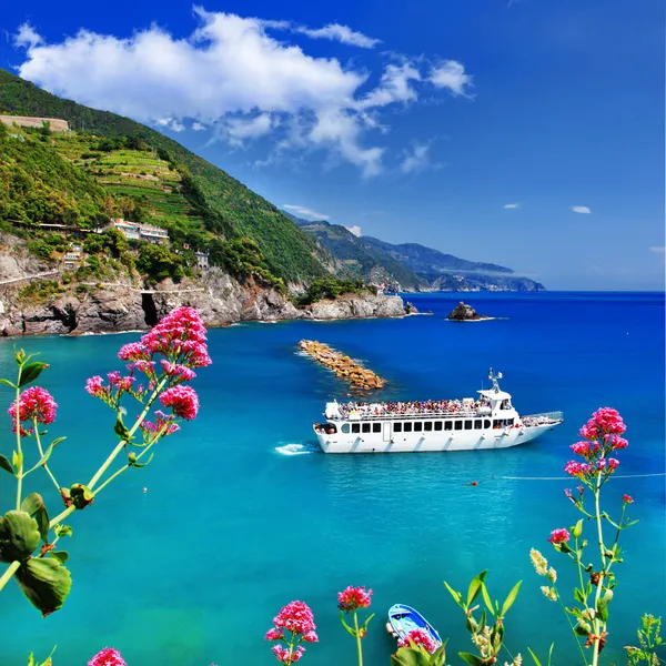 Włoskie wakacje monterosso al mare — Zdjęcie stockowe