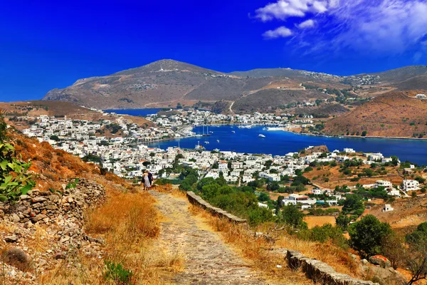 Vackra grekiska öarna - patmos — Stockfoto